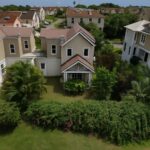 Welches Grove Drone Back Yard