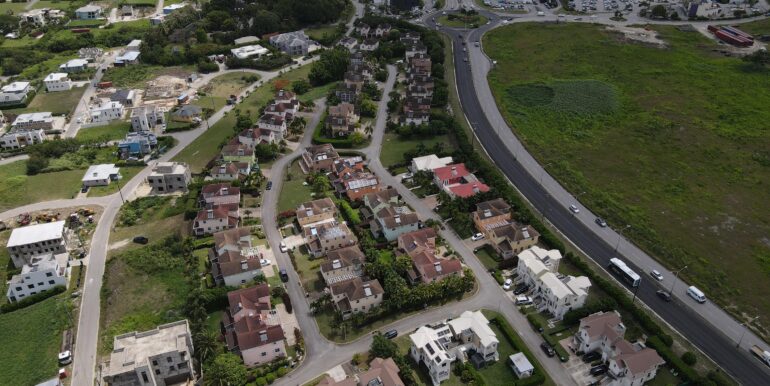Welches Grove Drone Shot - Plaza