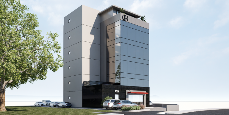 GH HOUSE WEST ELEVATION RENDER